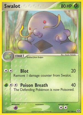Swalot card from EX Emerald