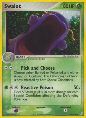 Swalot card from EX Crystal Guardians