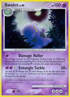 Swalot card from Arceus