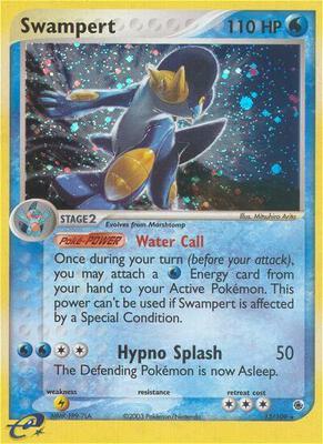 Swampert - 13/109 card from EX Ruby and Sapphire