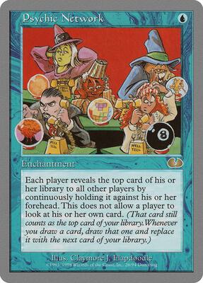 Psychic Network card from Unglued