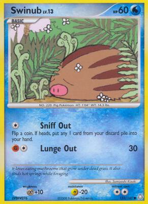 Swinub card from Legends Awakened