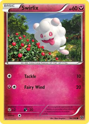Swirlix card from XY Base Set