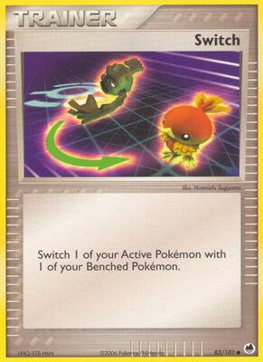 Switch card from EX Dragon Frontiers
