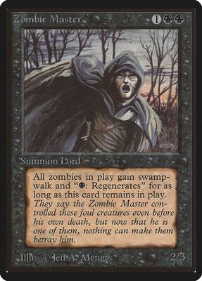 Zombie Master card from Beta Edition