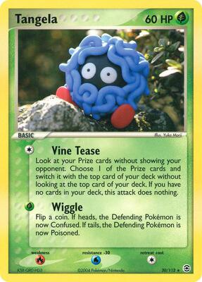 Tangela card from EX FireRed & LeafGreen