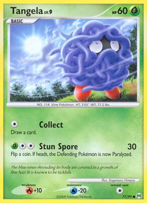 Tangela (77) card from Arceus