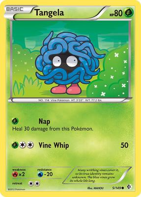 Tangela card from Boundaries Crossed