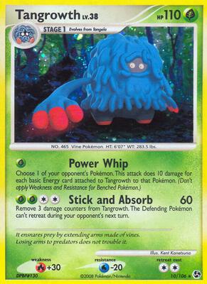 Tangrowth card from Great Encounters