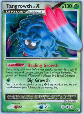 Tangrowth Lv.X card from Arceus