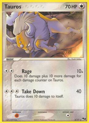 Tauros card from POP Series 2