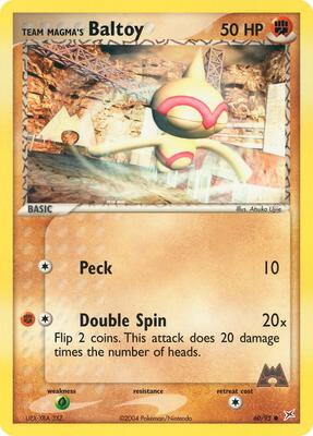Team Magma's Baltoy - 60/95 card from EX Team Magma vs Team Aqua