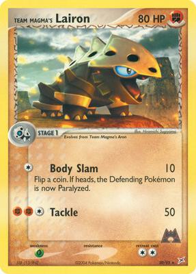 Team Magma's Lairon - 20/95 card from EX Team Magma vs Team Aqua