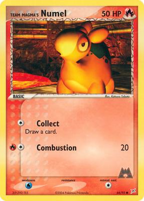 Team Magma's Numel card from EX Team Magma vs Team Aqua