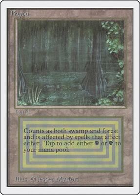 Bayou card from Unlimited Edition
