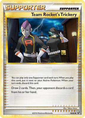 Team Rocket's Trickery card from Undaunted