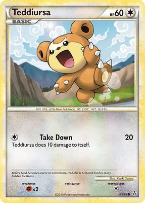 Teddiursa card from Unleashed