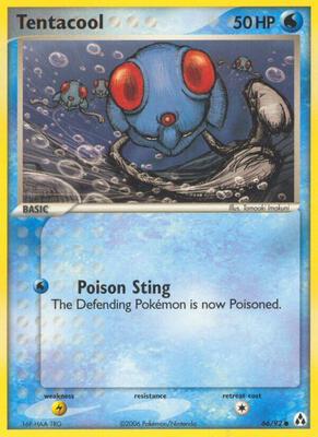 Tentacool card from EX Legend Maker