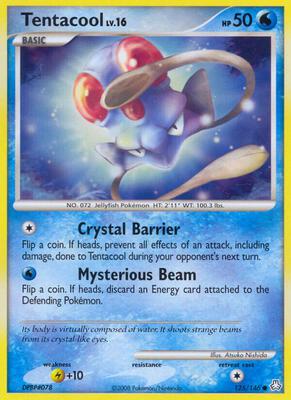 Tentacool card from Legends Awakened