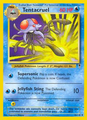 Tentacruel card from Legendary Collection