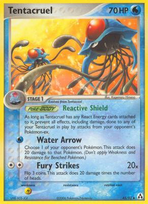 Tentacruel card from EX Legend Maker