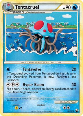 Tentacruel card from Triumphant