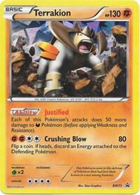 Terrakion - BW71 card from Black and White Promos