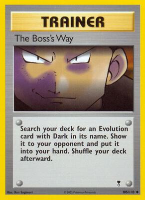 The Boss's Way card from Legendary Collection
