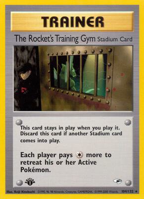 The Rocket's Training Gym card from Gym Heroes