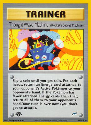 Thought Wave Machine (Rocket's Secret Machine) card from Neo Destiny