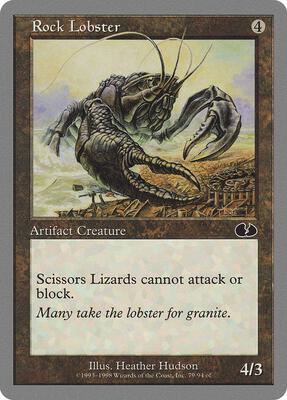 Rock Lobster card from Unglued
