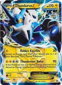 Thundurus EX (Team Plasma) - BW81 card from Black and White Promos