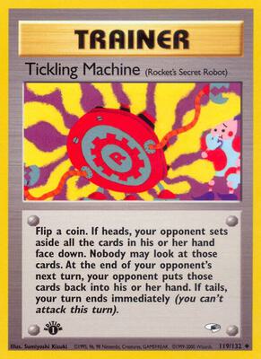 Tickling Machine card from Gym Heroes