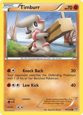 Timburr card from Plasma Storm