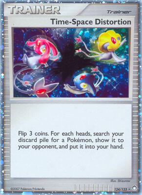 Time-Space Distortion card from Mysterious Treasures
