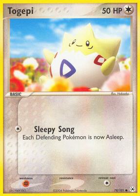 Togepi card from EX Hidden Legends