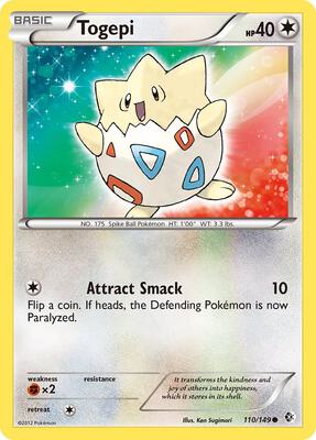 Togepi card from Boundaries Crossed