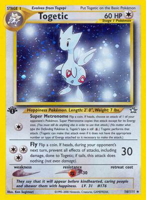 Togetic card from Neo Genesis