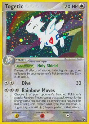 Togetic card from EX Team Rocket Returns