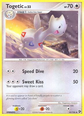Togetic card from Great Encounters