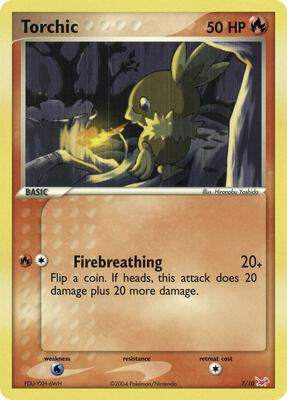 Torchic card from EX Trainer Kit 1: Latias & Latios
