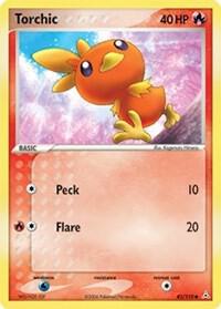 Torchic card from EX Holon Phantoms