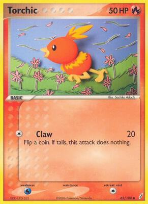 Torchic - 065/100 card from EX Crystal Guardians
