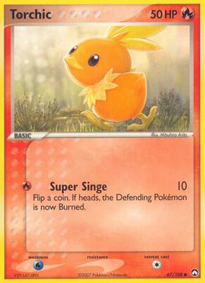 Torchic card from EX Power Keepers