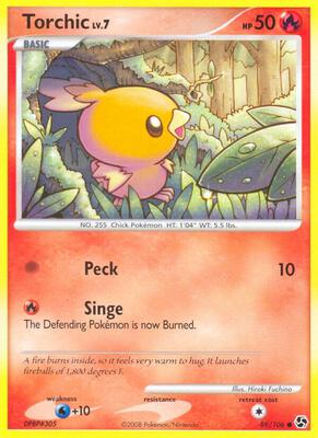 Torchic card from Great Encounters