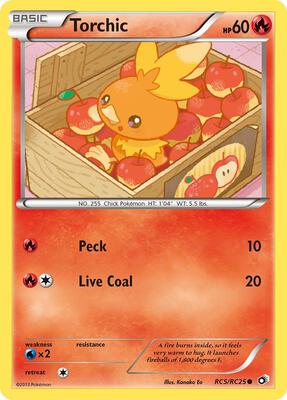 Torchic card from Legendary Treasures: Radiant Collection