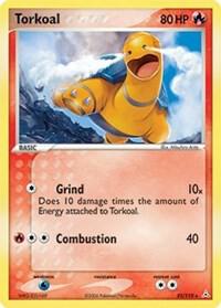 Torkoal card from EX Holon Phantoms
