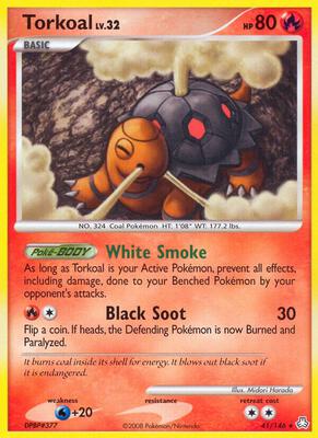 Torkoal card from Legends Awakened