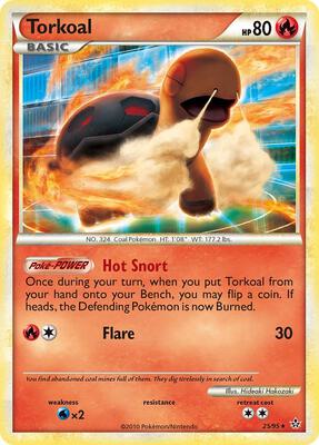 Torkoal card from Unleashed