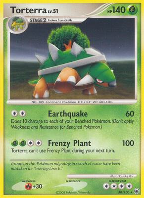 Torterra card from Majestic Dawn
